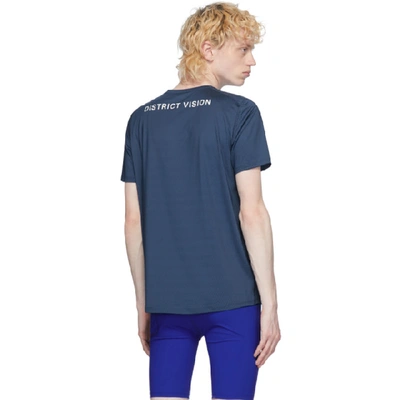 Shop District Vision Blue Air-wear T-shirt