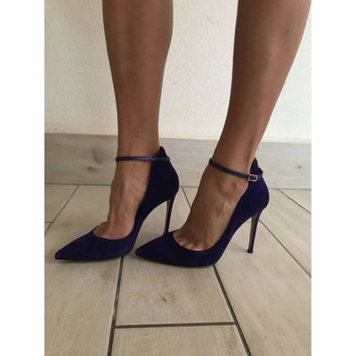 Pre-owned Gianvito Rossi Gianvito Heels In Purple