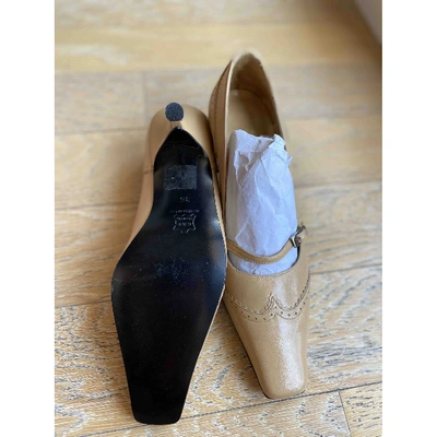 Pre-owned Gerard Darel Beige Leather Heels