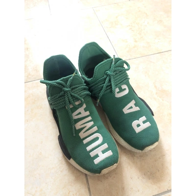 Pre-owned Adidas X Pharrell Williams Nmd Hu Cloth Trainers In Green