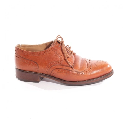 Pre-owned Ludwig Reiter Brown Leather Lace Ups