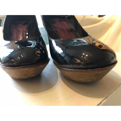 Pre-owned Chloé Black Patent Leather Sandals