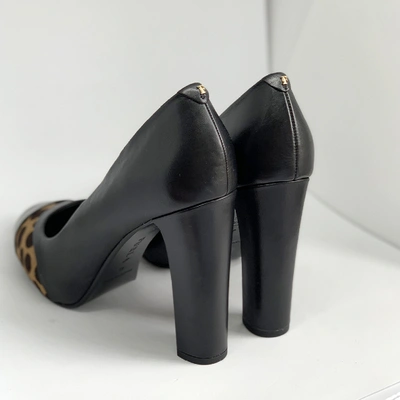 Pre-owned Furla Leather Heels In Black