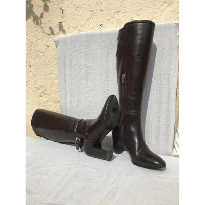 Pre-owned Fratelli Rossetti Brown Leather Boots