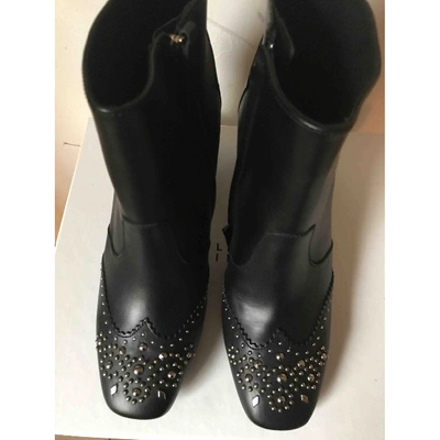Pre-owned Claudie Pierlot Black Leather Boots