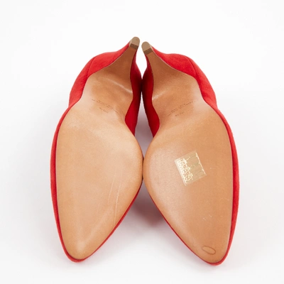 Pre-owned Mansur Gavriel Heels In Red