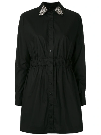 Shop Andrea Bogosian Reflex Couture Crystal-embellished Dress In Black