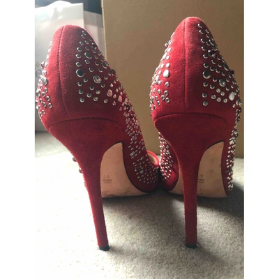 Pre-owned Jean-michel Cazabat Heels In Red