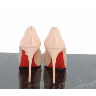 Pre-owned Christian Louboutin Very Privé Patent Leather Heels