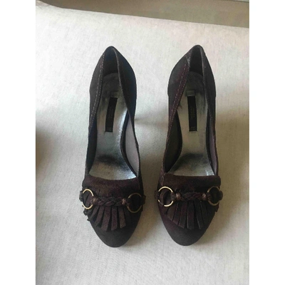 Pre-owned Mauro Grifoni Heels In Brown