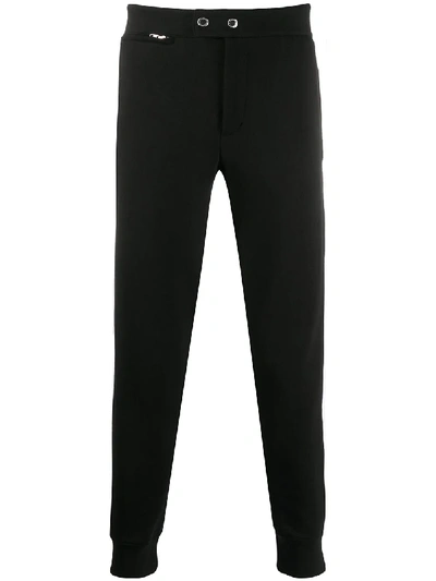 Shop Alexander Mcqueen Panelled Track Pants In Black