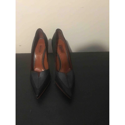 Pre-owned Missoni Leather Heels In Black