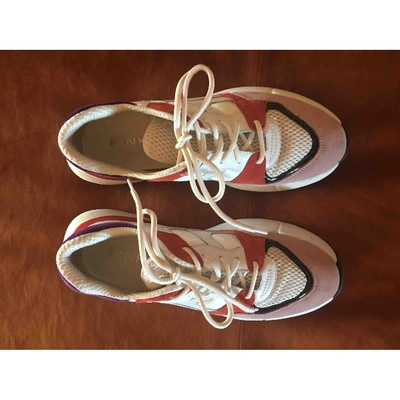 Pre-owned Pinko Multicolour Leather Trainers