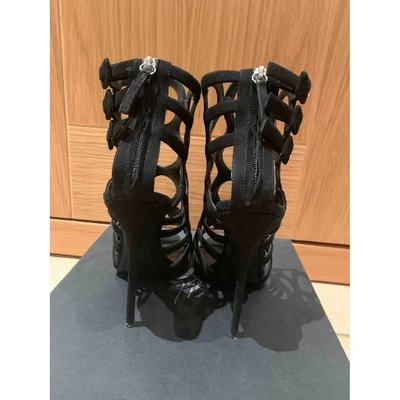 Pre-owned Giuseppe Zanotti Sandals In Black