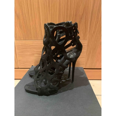 Pre-owned Giuseppe Zanotti Sandals In Black