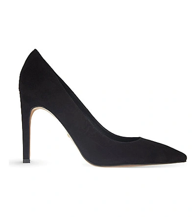 Whistles Cornel Suede Pointed Toe Pumps In Black
