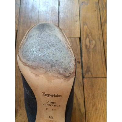 Pre-owned Repetto Grey Leather Ankle Boots