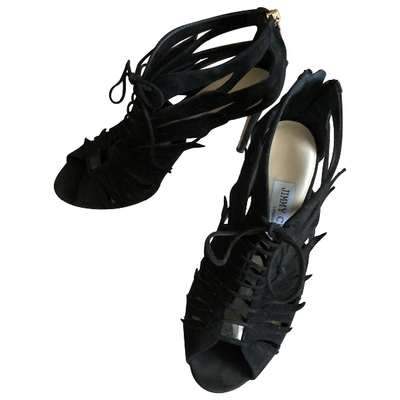 Pre-owned Jimmy Choo Sandals In Black