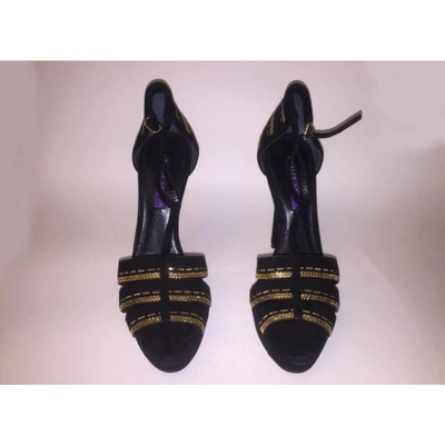 Pre-owned Ralph Lauren Sandals In Black