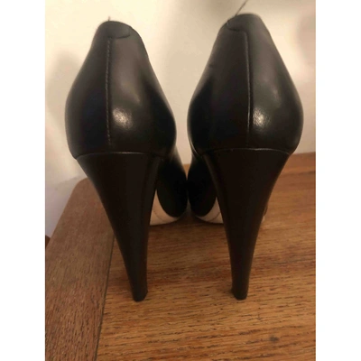 Pre-owned Celine Leather Heels In Black