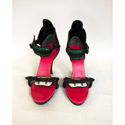 Pre-owned Balenciaga Leather Sandals In Multicolour