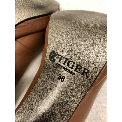 Pre-owned Tiger Of Sweden Brown Leather Heels