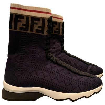 Pre-owned Fendi Purple Trainers