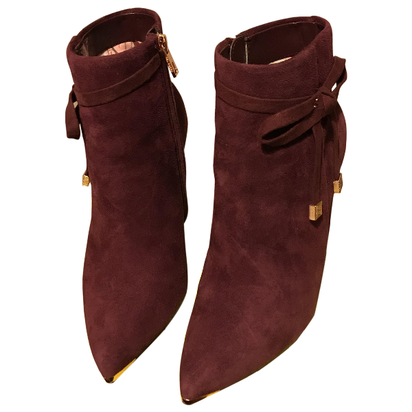 ted baker burgundy boots
