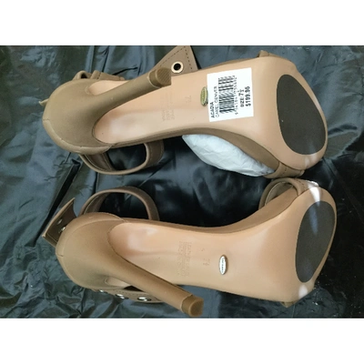 Pre-owned Tony Bianco Camel Leather Heels