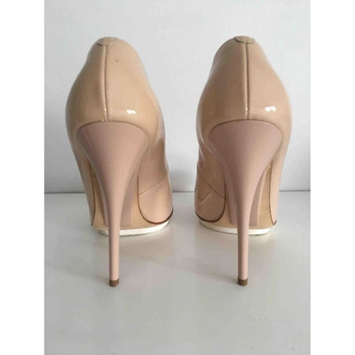 Pre-owned Giuseppe Zanotti Patent Leather Heels In Pink