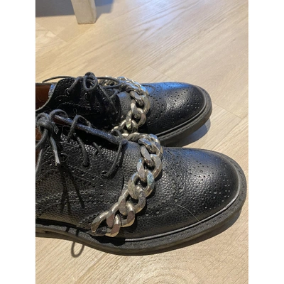 Pre-owned Givenchy Black Leather Lace Ups