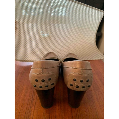 Pre-owned Tod's Brown Leather Heels