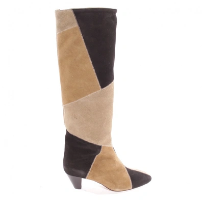Pre-owned Isabel Marant Étoile Brown Suede Ankle Boots