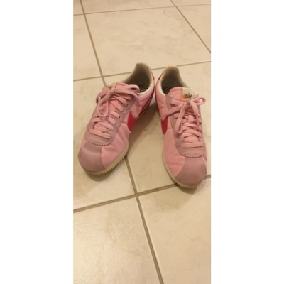 Pre-owned Nike Cortez Pink Trainers