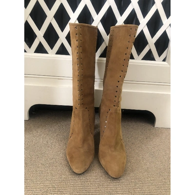 Pre-owned Tamara Mellon Boots In Brown