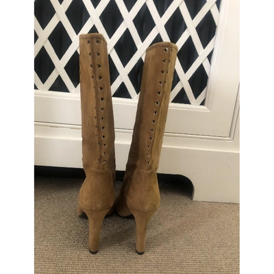 Pre-owned Tamara Mellon Boots In Brown