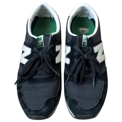 Pre-owned New Balance Black Suede Trainers