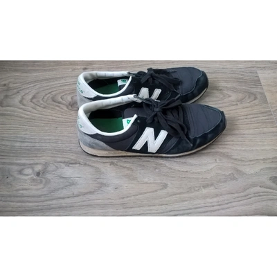 Pre-owned New Balance Black Suede Trainers