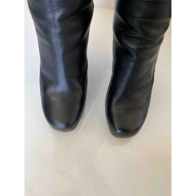 Pre-owned Barbara Bui Leather Boots In Black