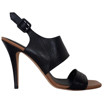 Pre-owned Filippa K Leather Heels In Black