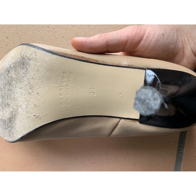 Pre-owned Pierre Cardin Beige Leather Heels