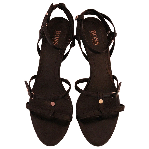 hugo boss leather sandals