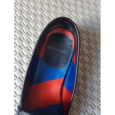 Pre-owned Pierre Hardy Patent Leather Flats In Black