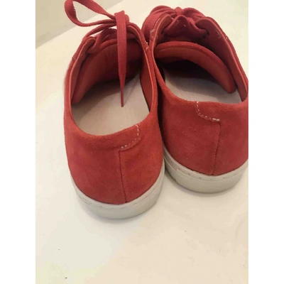 Pre-owned Filippa K Red Suede Trainers