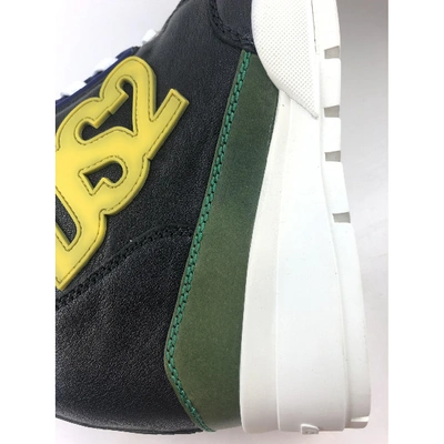 Pre-owned Dsquared2 Multicolour Leather Trainers