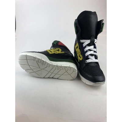 Pre-owned Dsquared2 Multicolour Leather Trainers