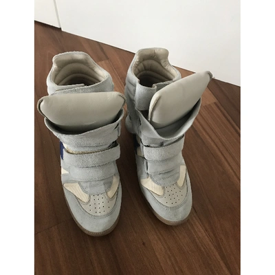 Pre-owned Isabel Marant Bayley Trainers In Grey