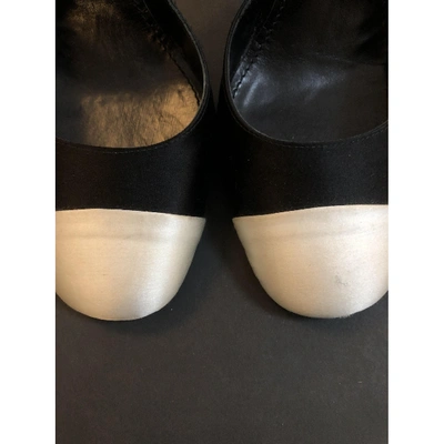 Pre-owned Giambattista Valli Black Cloth Heels