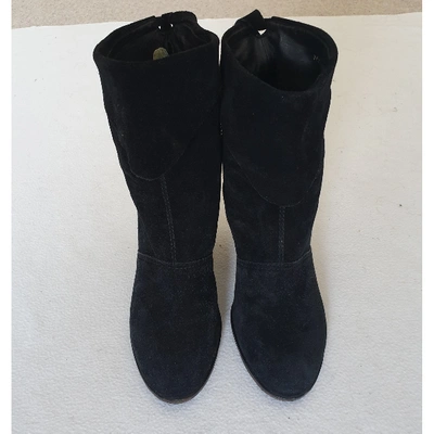 Pre-owned Marc Jacobs Ankle Boots In Black