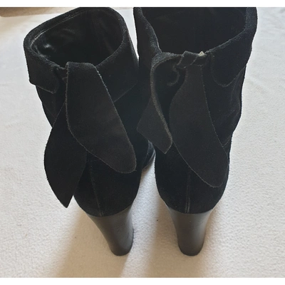 Pre-owned Marc Jacobs Ankle Boots In Black